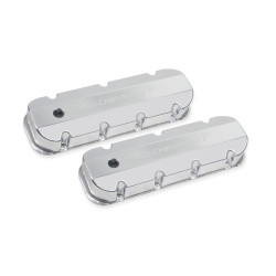 PartzBiz CM 241-280 - Holley GM Licensed Valve Cover - Track Series - BBC - Fabricated Aluminum - Silver PartzBiz CM 241-280 - Holley GM Licensed Valve Cover - Track Series - BBC - Fabricated Aluminum - Silver