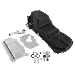 PartzBiz CM 302-24BK - Holley GM LT Swap Oil Pan - 4WD / Truck / Off-Road - Black PartzBiz CM 302-24BK - Holley GM LT Swap Oil Pan - 4WD / Truck / Off-Road - Black