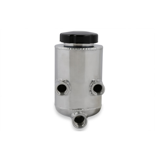 PartzBiz CM: 198-211-Holley Power Steering Remote Reservoir - Polished Aluminum PartzBiz CM: 198-211-Holley Power Steering Remote Reservoir - Polished Aluminum