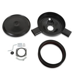 PartzBiz CM 120-521 - Holley RetroFilter Drive-By-Wire Air Cleaner - 14-Inch Diameter - Dual Snorkel - Black PartzBiz CM 120-521 - Holley RetroFilter Drive-By-Wire Air Cleaner - 14-Inch Diameter - Dual Snorkel - Black