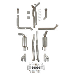 PartzBiz CM 70501432-RHKR - 4TH-GEN GM F-BODY CAT-BACK SYS., 2.5 INC