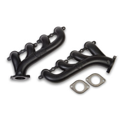 PartzBiz CM 8501-3HKR - Hooker BlackHeart LS Swap Exhaust Manifolds - Black Ceramic Finish PartzBiz CM 8501-3HKR - Hooker BlackHeart LS Swap Exhaust Manifolds - Black Ceramic Finish