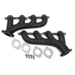 PartzBiz CM 8502-3HKR - Hooker BlackHeart LS Swap Exhaust Manifolds - Black Ceramic Finish PartzBiz CM 8502-3HKR - Hooker BlackHeart LS Swap Exhaust Manifolds - Black Ceramic Finish