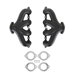 PartzBiz CM 8504-3HKR - Hooker BlackHeart LS Swap Exhaust Manifolds - Center Dump - Black Ceramic PartzBiz CM 8504-3HKR - Hooker BlackHeart LS Swap Exhaust Manifolds - Center Dump - Black Ceramic