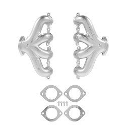 PartzBiz CM 8504-1HKR - Hooker BlackHeart LS Swap Exhaust Manifolds - Center Dump - Silver Ceramic PartzBiz CM 8504-1HKR - Hooker BlackHeart LS Swap Exhaust Manifolds - Center Dump - Silver Ceramic