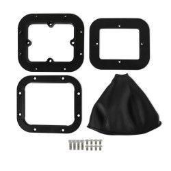 PartzBiz CM 115500HST - Hurst Billet Shifter Boot and Bezel - Rectangular - Black Finish PartzBiz CM 115500HST - Hurst Billet Shifter Boot and Bezel - Rectangular - Black Finish