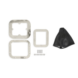 PartzBiz CM 115000HST - Hurst Billet Shifter Boot and Bezel - Rectangular - Polished Finish PartzBiz CM 115000HST - Hurst Billet Shifter Boot and Bezel - Rectangular - Polished Finish