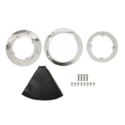 PartzBiz CM 116000HST - Hurst Billet Shifter Boot and Bezel - Round - Polished Finish PartzBiz CM 116000HST - Hurst Billet Shifter Boot and Bezel - Round - Polished Finish