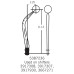 PartzBiz CM: 3917308-Hurst Competition/Plus 4-Speed Shifter - GM/Studebaker
