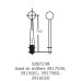 PartzBiz CM: 5387238-Hurst Competition/Plus Shifter Stick - Chrome