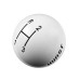 PartzBiz CM: 1637624-Hurst Shift Knob - 3-Speed - White