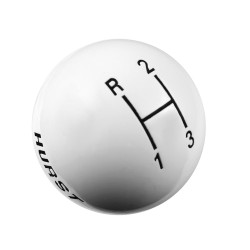 PartzBiz CM 1637624 - Hurst Shift Knob - 3-Speed - White PartzBiz CM 1637624 - Hurst Shift Knob - 3-Speed - White
