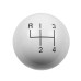 PartzBiz CM: 1630003-Hurst Shift Knob - 4-Speed - White