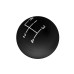PartzBiz CM: 1630103-Hurst Shift Knob - 4-Speed - Black