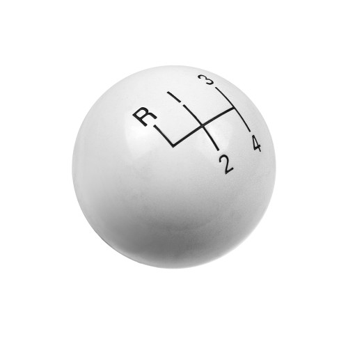 PartzBiz CM: 1630003-Hurst Shift Knob - 4-Speed - White