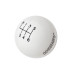 PartzBiz CM: 1630225-Hurst Shift Knob - 6-Speed - White - Ford