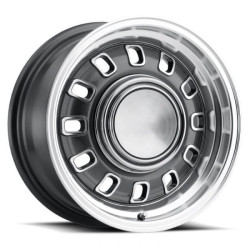 PartzBiz CM LW60-50754B - Legendary Wheels 12 Slot - 15 x 7 in. - 5 x 4.5 - 4.25 BS - Charcoal PartzBiz CM LW60-50754B - Legendary Wheels 12 Slot - 15 x 7 in. - 5 x 4.5 - 4.25 BS - Charcoal