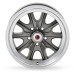 PartzBiz CM: LW90-50754B-Legendary Wheels HB45 - 15 x 7 in. -  5 x 4.5 - 4.25 BS - Charcoal/Machined