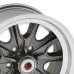 PartzBiz CM: LW90-50754B-Legendary Wheels HB45 - 15 x 7 in. -  5 x 4.5 - 4.25 BS - Charcoal/Machined