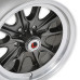 PartzBiz CM: LW90-50754B-Legendary Wheels HB45 - 15 x 7 in. -  5 x 4.5 - 4.25 BS - Charcoal/Machined