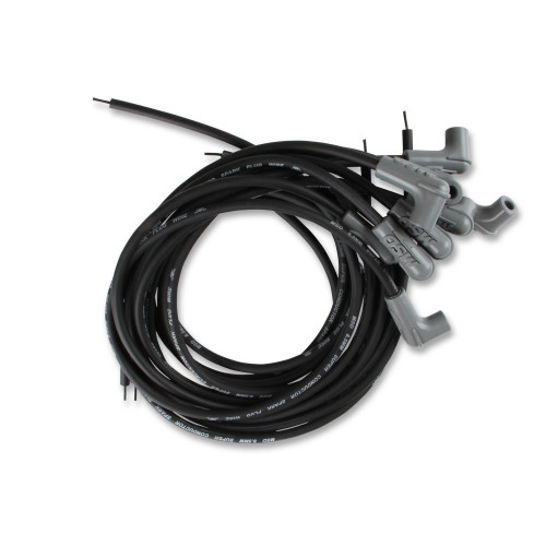 PartzBiz CM: 31223-Black Super Conductor Universal 8 Cyl, 90° Plug/90° Plug PartzBiz CM: 31223-Black Super Conductor Universal 8 Cyl, 90° Plug/90° Plug