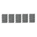PartzBiz CM: 34564-Boots, Straight, Logo Gray Silicone, 50EA