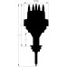 PartzBiz CM: 8504-Chrysler, 318, 340, 360, E-Curve Distributor