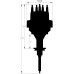 PartzBiz CM: 8389-Chrysler 392 Ready-to-Run Distributor PartzBiz CM: 8389-Chrysler 392 Ready-to-Run Distributor