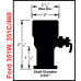 PartzBiz CM: 85061-Ford 351W Sync Plug PartzBiz CM: 85061-Ford 351W Sync Plug