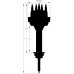 PartzBiz CM: 85463-MSD Black Chrysler 426, 440 Pro-Billet Distributor PartzBiz CM: 85463-MSD Black Chrysler 426, 440 Pro-Billet Distributor