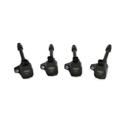 PartzBiz CM 824943 - MSD Ignition Coil - Blaster Series - Honda 1.5L/2.0L/2.0L Turbo 4-cylinder - Black - 4-Pack