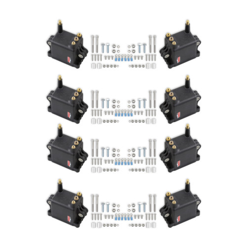 PartzBiz CM: 828038-MSD Ignition Coil - High Output - Black - 8-Pack