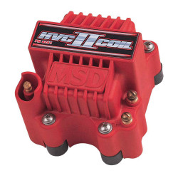 PartzBiz CM 8261 - MSD Ignition Coil - HVC-2 Series - Red
