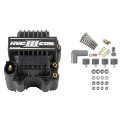 PartzBiz CM 826123 - MSD Ignition Coil - HVC-3 Series - Black