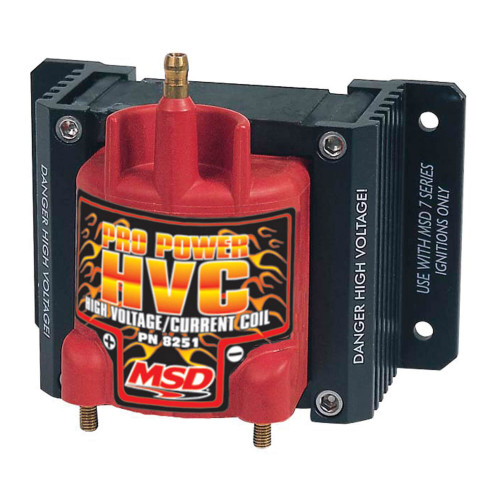 PartzBiz CM: 8251-MSD Ignition Coil - Pro Power HVC - Red PartzBiz CM: 8251-MSD Ignition Coil - Pro Power HVC - Red