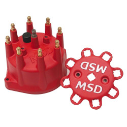 PartzBiz CM 8431 - Red Distributor Cap PartzBiz CM 8431 - Red Distributor Cap