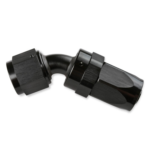 PartzBiz CM: 224506-BL-Mr. Gasket -6 AN 45 Degree Swivel Hose End - Black PartzBiz CM: 224506-BL-Mr. Gasket -6 AN 45 Degree Swivel Hose End - Black
