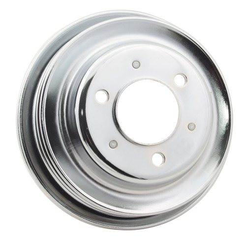 PartzBiz CM: 4961G-Mr. Gasket Chrome Crankshaft Pulley - Triple Groove PartzBiz CM: 4961G-Mr. Gasket Chrome Crankshaft Pulley - Triple Groove
