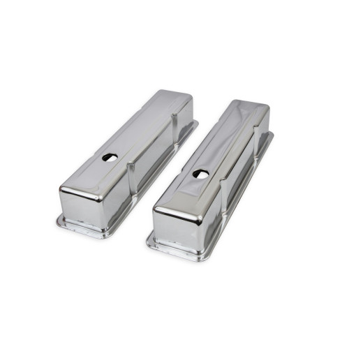 PartzBiz CM: 9801-Mr. Gasket Chrome Tall-Style Valve Covers without Baffle PartzBiz CM: 9801-Mr. Gasket Chrome Tall-Style Valve Covers without Baffle