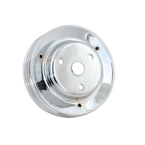 PartzBiz CM: 4978-Mr. Gasket Crankshaft Pulley - Chrome - Triple Groove PartzBiz CM: 4978-Mr. Gasket Crankshaft Pulley - Chrome - Triple Groove