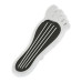 PartzBiz CM: 9645-Mr. Gasket Foot Print Gas Pedal Pad - Aluminum - Chrome & Painted Black Trim PartzBiz CM: 9645-Mr. Gasket Foot Print Gas Pedal Pad - Aluminum - Chrome & Painted Black Trim