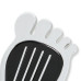 PartzBiz CM: 9645-Mr. Gasket Foot Print Gas Pedal Pad - Aluminum - Chrome & Painted Black Trim PartzBiz CM: 9645-Mr. Gasket Foot Print Gas Pedal Pad - Aluminum - Chrome & Painted Black Trim