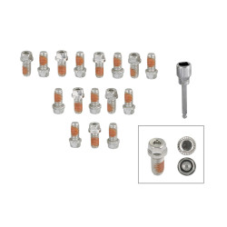 PartzBiz CM 2231G - Mr. Gasket Headlock Locking Header Bolts - 3/8-16 x 3/4 Inch - Set of 16 PartzBiz CM 2231G - Mr. Gasket Headlock Locking Header Bolts - 3/8-16 x 3/4 Inch - Set of 16
