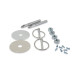 PartzBiz CM: 1017-Mr. Gasket Hood & Deck Pinning Kits - With Screw-On Scuff Plates