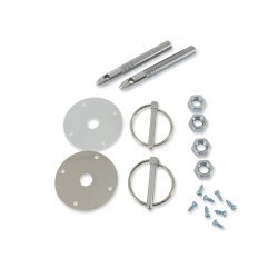 PartzBiz CM 1017 - Mr. Gasket Hood & Deck Pinning Kits - With Screw-On Scuff Plates PartzBiz CM 1017 - Mr. Gasket Hood & Deck Pinning Kits - With Screw-On Scuff Plates