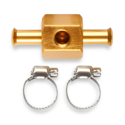 PartzBiz CM 2975 - Mr. Gasket In-Line Fuel Pressure Gauge Adapter