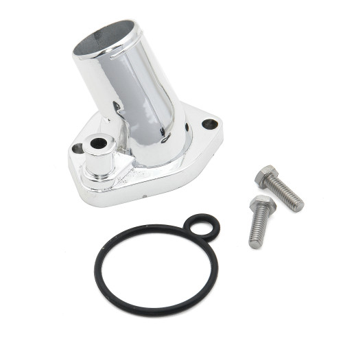PartzBiz CM: 2662-Mr. Gasket O-Ring Style Chrome Water Neck - 45 Degree PartzBiz CM: 2662-Mr. Gasket O-Ring Style Chrome Water Neck - 45 Degree