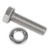 PartzBiz CM: 60851G-Mr. Gasket Oil Pan Bolt Set - Polished Stainless Steel
