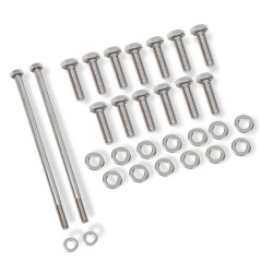 PartzBiz CM 60850G - Mr. Gasket Oil Pan Bolt Set - Stainless Steel PartzBiz CM 60850G - Mr. Gasket Oil Pan Bolt Set - Stainless Steel