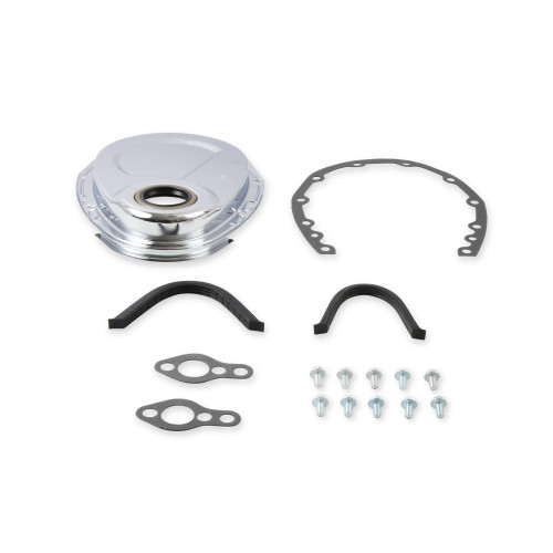 PartzBiz CM: 4590-Mr. Gasket Timing Cover - Chrome PartzBiz CM: 4590-Mr. Gasket Timing Cover - Chrome